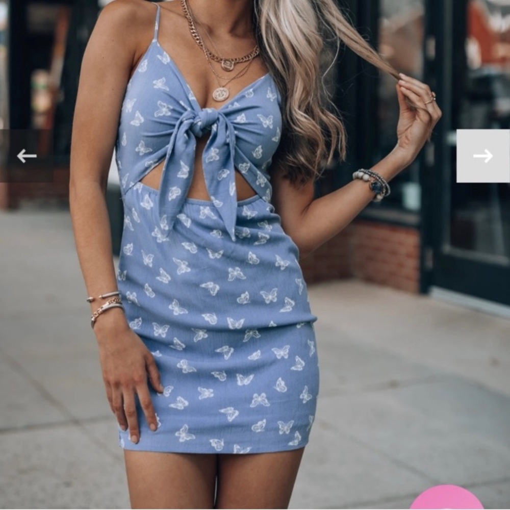 Light blue mini dress - Southern Alternative store
